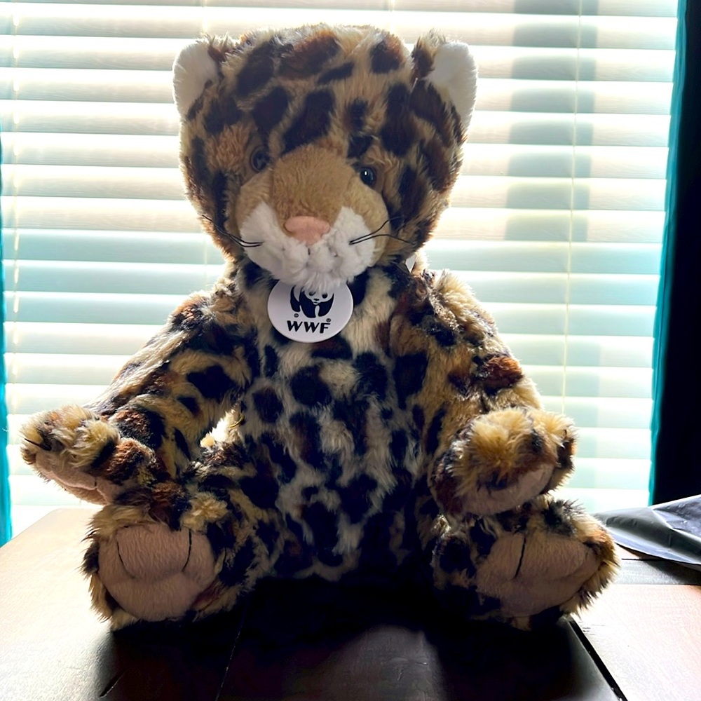Build A Bear WWF Leopard Plush Collectible